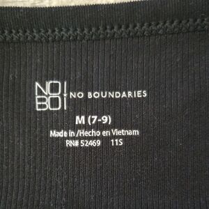 No Boundaries Classic Black Tee